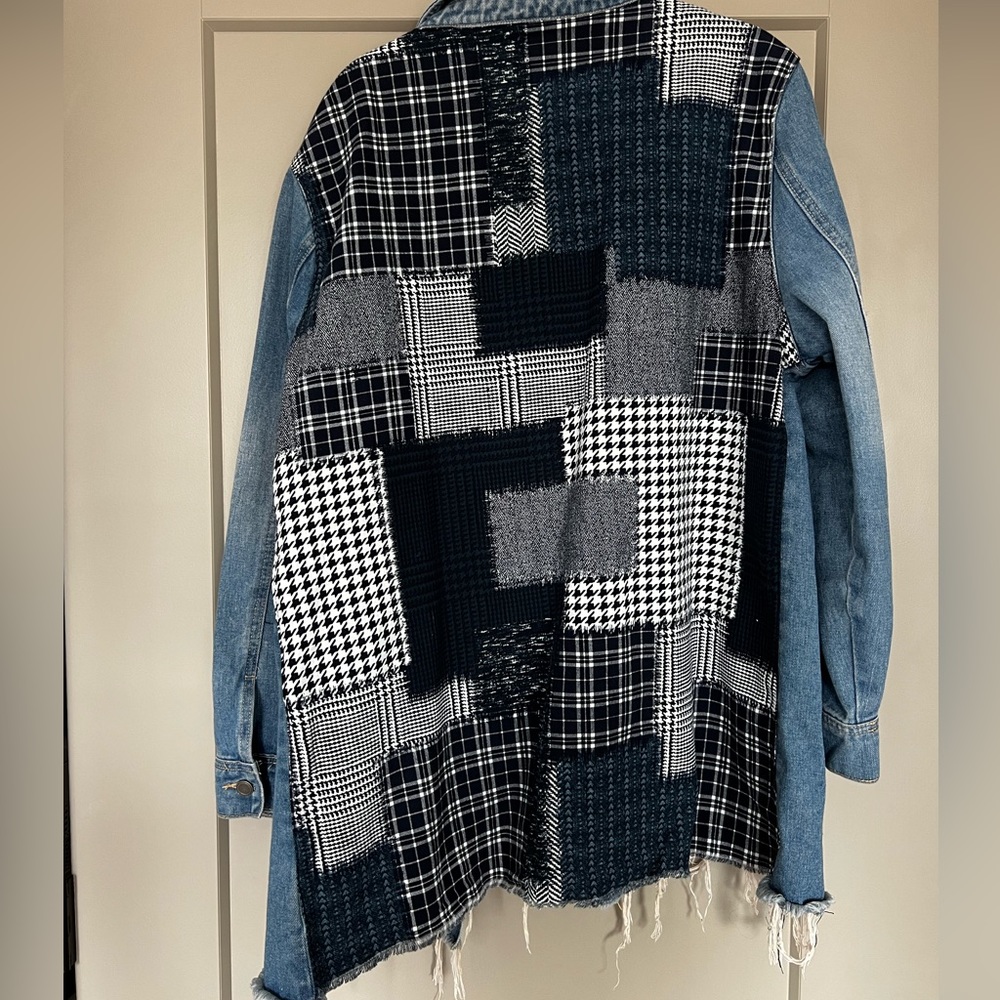 Patchwork denim jacket - Picture 2 of 3
